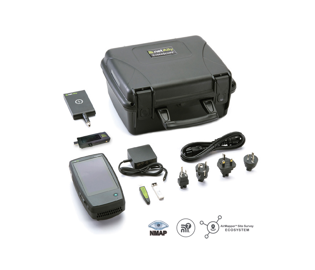 NetAlly CyberScope mit Koffer und Zubehör