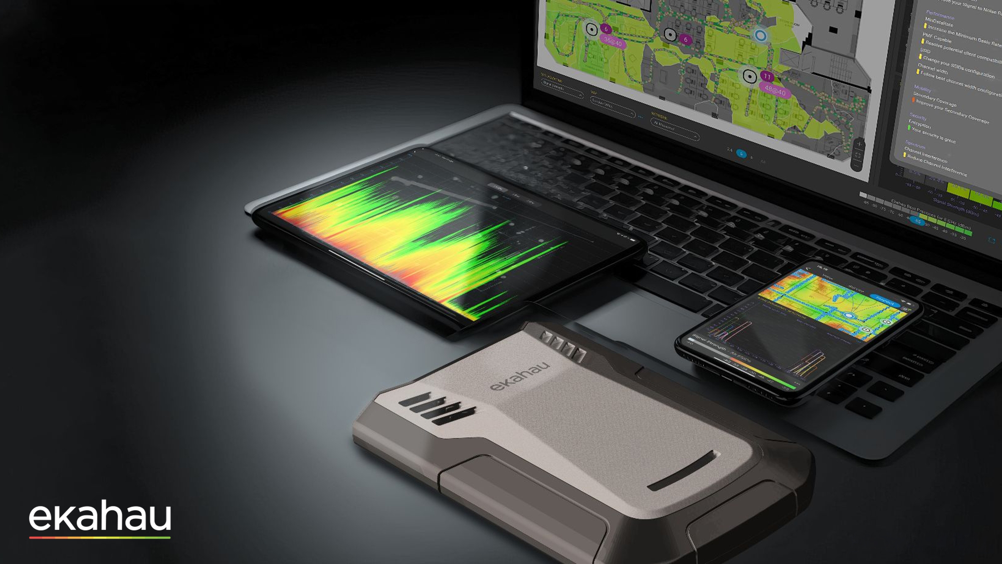 Ekahau kann auf Windows, macOS, iOS, iPad und Android genutzt werden